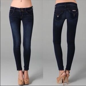 Hudson Collin Flap Skinny Jean in Luna Sz.28